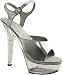 Silver Platform Costume Shoes (Size:Small 5-6)