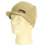 Atlanta Falcons Bill Front Winter Knit Beanie - Khaki