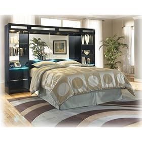 Galaxy Queen Black Wall For Bed Only Bedroom Furniture Section