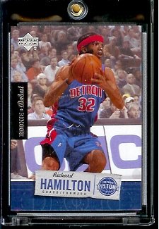 2005 06 Upper Deck Rookie Debut Richard Hamilton Detroit Pistons Basketball Card #27 - Mint Condition - In Protective Display Case !!