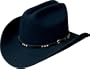 Bailey Western Three D Hat,Black,XL US