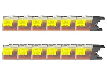 【クリックでお店のこの商品のページへ】【mita】 ブラザー工業 LC12Y 互換インク 12個パック イエロー ★ JANコード：4573210800914： パソコン・周辺機器