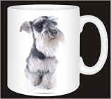 3D SCHNAUZER DOG Coffee Mug