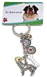 St. Bernard - I Love My Dog Keychain
