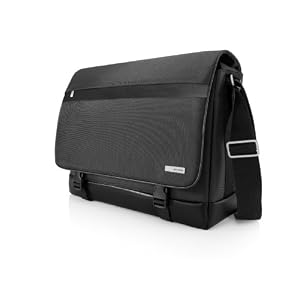 Belkin Wilshire Collection Messanger Bag, 15.6-Inch Moisture-Resistant Notebook Case (Black)