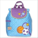 Stephen Joseph Girl's Sports Quilted Backpack