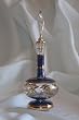 Egyptian Perfume Bottle  Mouth/Hand Blown  Weddings / Favors / Gifts - Color: Blue - (EPB-039BL)
