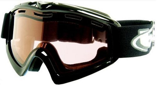 Bolle X-9 OTG Goggle,Shiny Black,Modulatory Vermillon Lens