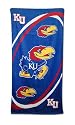Kansas Jayhawks Fiber Reactive Pool/Beach/Bath Towel (Team Color)