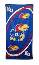Kansas Jayhawks Fiber Reactive Pool/Beach/Bath Towel (Team Color)