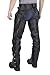 Viking Cycle Men's Braided Motorcycle Leather Chaps (X-Large)