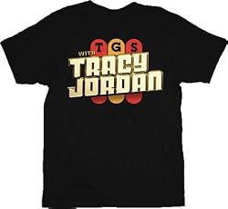 30 Rock TGS with Tracy Jordan Black Adult T-shirt Tee