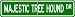 Majestic Tree Hound STREET SIGN ~ High Quality Aluminum ~ Dog Lover
