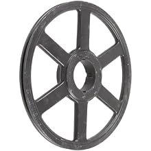 Martin Narrow V-Belt Drive Sheave, 3V Belt Section, 1 Groove, Class 30 Gray Cast Iron