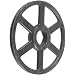 Martin Narrow V-Belt Drive Sheave, 3V Belt Section, 1 Groove, Class 30 Gray Cast Iron
