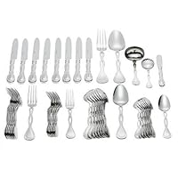 Ricci Regale Polished 45-Piece Stainless-Steel Flatware Set, Service for 8