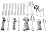 IMAGE OF Ricci Regale Polished 45-Piece Stainless-Steel Flatware Set, Service for 8