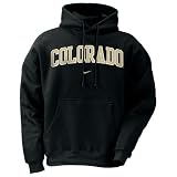 Nike Colorado Buffaloes Black Classic Fleece Hoody Sweatshirt at Nike