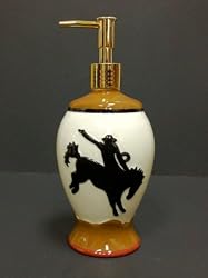 KITCHEN SOAP DISPENSER COUNTRY WESTER COWBOY