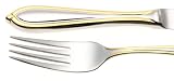 Yamazaki Ariana Gold Accent 5-Piece Flatware Place Setting, Service for 1