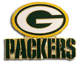 Green Bay Packers Logo Pin