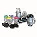 Blender Mixer Shaker Set 17-tlg. Standmixer Crusher, Hacker, Zerkleinerer, Küchenmaschine, Entsafter Party Mixer