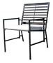 PTC Home & Garden Havana Folding Chair, Black