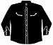 Las Vegas Casino Black Dress Western Shirt, Benny's