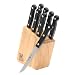 Zwilling J.A. Henckels Twin Gourmet 9-Piece High-Carbon Stainless-Steel Gourmet Steak Knives with Block
