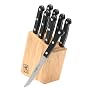 J.A. Henckels Twin Gourmet 9-Piece High-Carbon Stainless-Steel Gourmet Steak Knives with Block