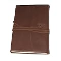 Leder- Tagebuch Amalfi A5 braun, handmade in Italy