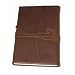 Leder- Tagebuch Amalfi A5 braun, handmade in Italy