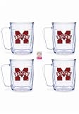 Mississippi State Tervis Tumblers 17 oz Mugs - set of 4 - B000RXT7JU