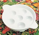 HIC Large Porcelain Escargot Plate
