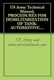 US Army Technical Manual, PROCEDURES FOR DEMILITARIZATION OF TANK-AUTOMOTIVE EQUIPMENT, (US ARMY TANK-AUTOMOTIVE COMMAND), TM 750-262-6-1, 1973
