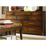 Hooker Furniture 1011-91002 Kendra Ten Drawer Dresser in Dark Cherry