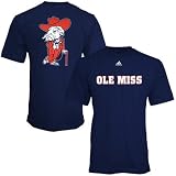  : Adidas Mississippi Rebels Navy Prime Time T-shirt