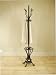 TALL METAL HAT & COAT STAND, UMBRELLA STAND IN BLACK