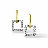 1/7 ct dtw Square Diamond Fashion Earrings