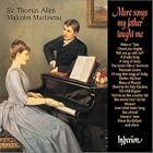 Click here to buy More Songs My Father Taught Me by  Thomas Allen, Odoardo Barri, T. C. Sterndale Bennett, Carrie Jacobs Bond, and Frederic Clay .