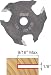 Freud 56-108 1/8-Inch 3-Wing Slot Cutter for 5/16 Router Arbor