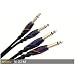 New Monster Dj Cables1 Meter Pair 1/4