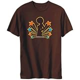 T-Shirt Mens Brown  Fort-De-France city girl  Capitals