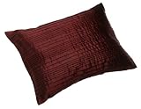 DKNY Medium Pleated Decorative Pillow, Burgundy