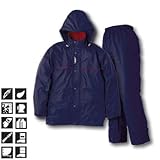 ロゴス(LOGOS) ストリームファインダー レインスーツ 28 ネイビー LL 23711281