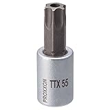プロクソン(PROXXON) トルクスビットソケット 3/8" いじり穴付 TTX55 No.83600