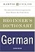 Book HarperCollins Beginner's German Dictionary, 2nd Edition