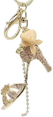 Luxury High Heel Keyholder Pure Handmade Key Chain Pendant Handbag Accessory for Women's Bag or Cellphone or Car Pendant