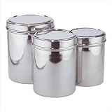 Stainless steel canister set