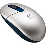 Logitech Cordless Optical 3-Button Mouse - Silver